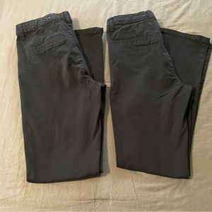 Bundle of 2 children’s place school uniform pants girls sz 14